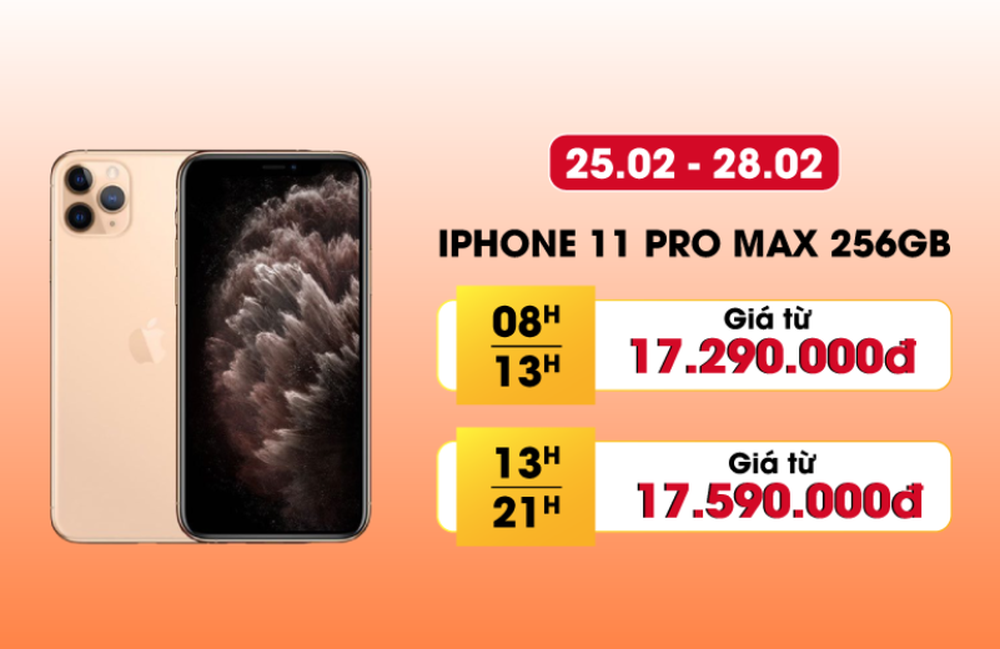 iPhone Xs Max, 11 Pro Max giảm giá mạnh, loạt tablet phụ kiện có loại 'bạt' giá 60%